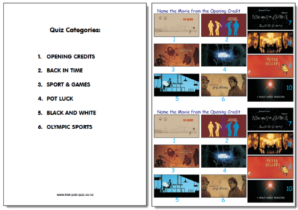Pub Quiz Pack 1471