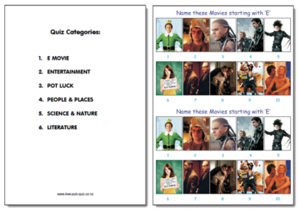 Pub Quiz Pack 1494