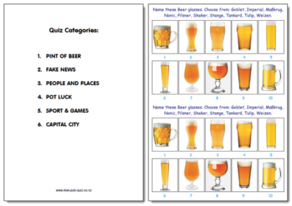 Pub Quiz Pack 1511