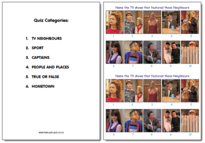 Pub Quiz Pack 1545