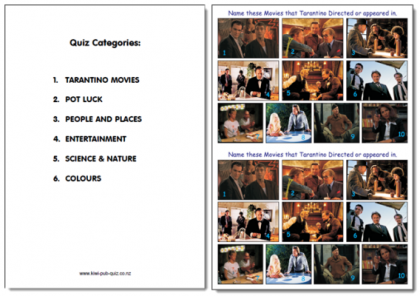 Pub Quiz Pack 1574