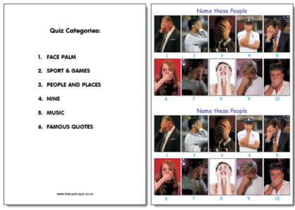 Pub Quiz Pack 1581