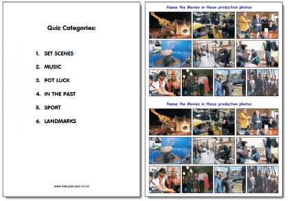 Pub Quiz Pack 1589