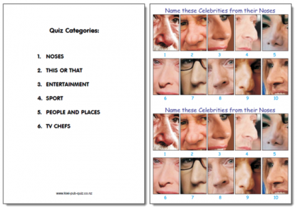 Pub Quiz Pack 1625