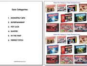 Pub Quiz Pack 1789