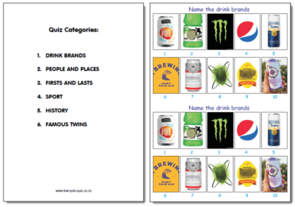 Pub Quiz Pack 1872